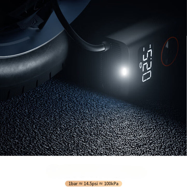 150PSI Smart Bike Pump - 5 Inflation Modes, Fast Charging, LED Display, Portable for Bikes/Cars/Balls