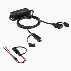 Motorcycle Sae Version Charger Configuration Single Usb Fast Charging Version Charger Smart Chip Safety Device