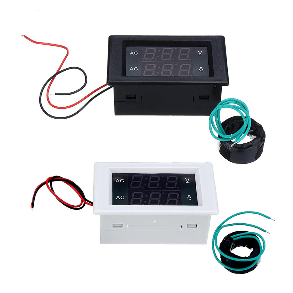 AC Three-phase 500V 100A LED Dual Display AC Voltmeter Current Meter Digital Display