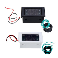 AC Three-phase 500V 100A LED Dual Display AC Voltmeter Current Meter Digital Display