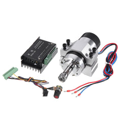400W 12000rpm ER11 Chuck CNC Brushless Spindle Motor with Driver Speed Controller and Clamp