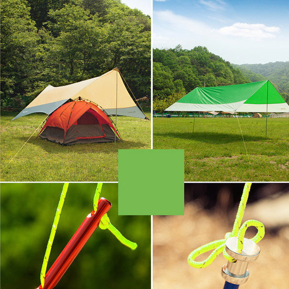Reflective Tent Rope Tent Cuy Line Cord Guylines Survival Rescue Umbrella Paracord Rope Outdoor Camping Hiking Tent Accessories