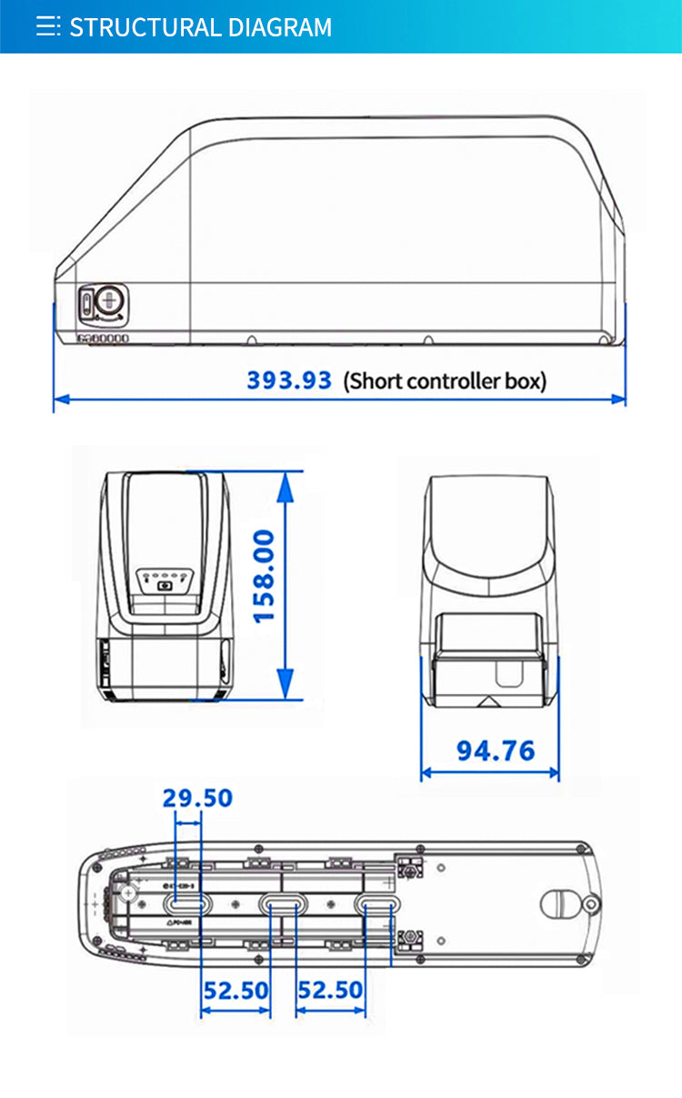 48V 30Ah E-bike Battery, Premium LG Cells, 5-Pin Base, 4A Fast Charge Electric Bicycle Battery for DOUTTS DEEPOWER JANSNO, etc