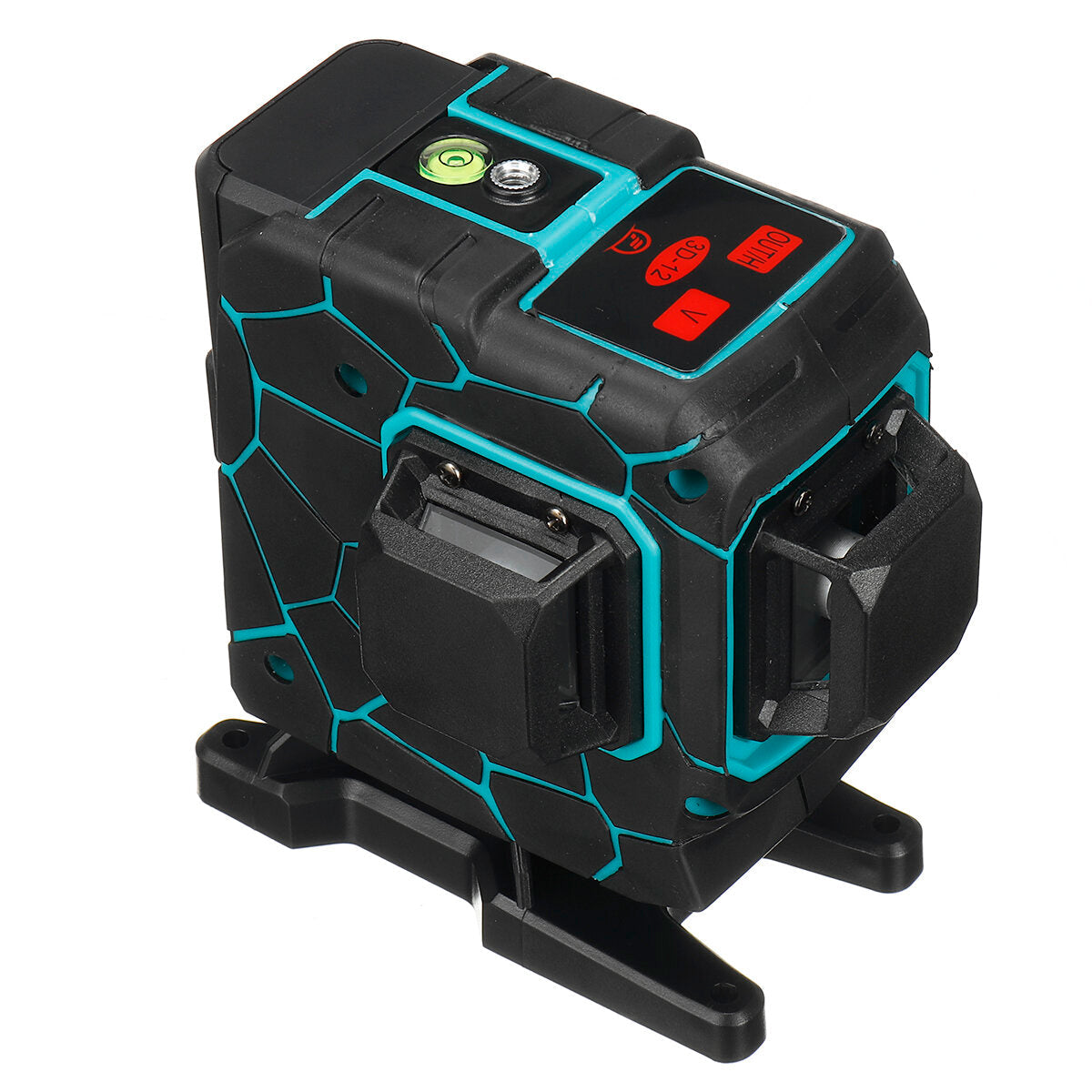 3D 12 Line Green Light Laser Level Digital Self Leveling 360 Rotary Measure Tool