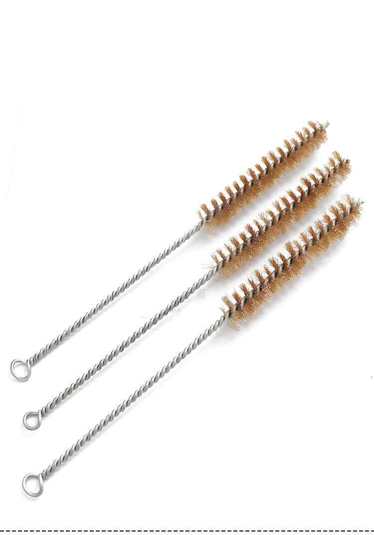 Brass Tube Cleaning Brush Wire Brush Cleaning Polishing Tool Brass Wire Brush For Pipe Tube Cylinder Bores Cleaning Tools