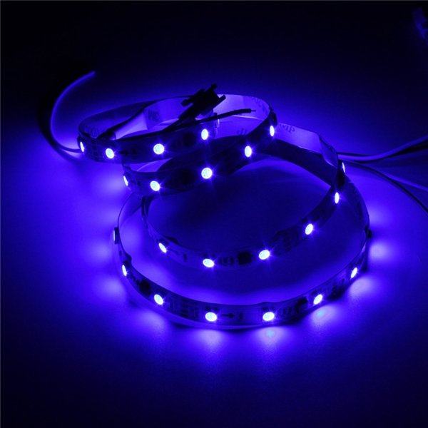 1M 9.6W DC 12V WS2811 48 SMD 5050 LED RGB Changeable Flexible Strip Light Individually addressable