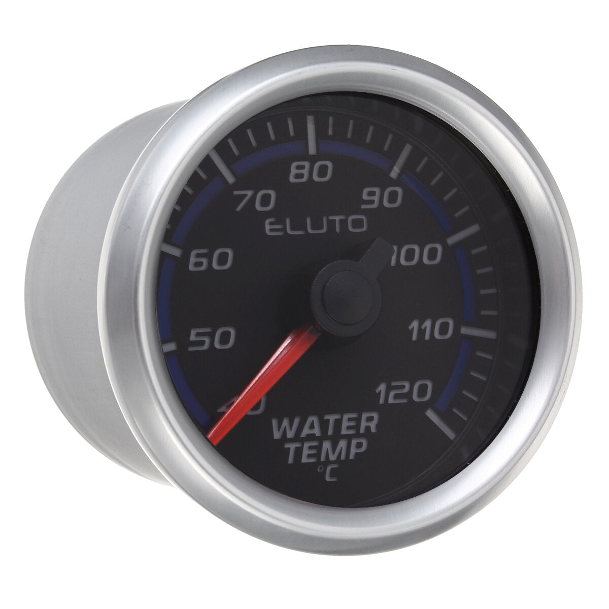 2" 52mm 40-120C Water Temperature Gauge Blue LED Black Face Car Meter + Sensor