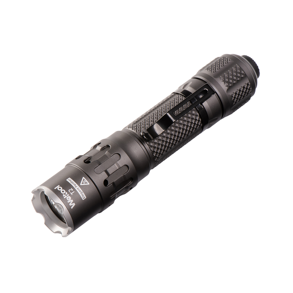 1730LM Compact EDC Tactical Flashlight Come with 18650 Battery Mini LED Torch For Outdoor Hunting Shooting Camping Fishing