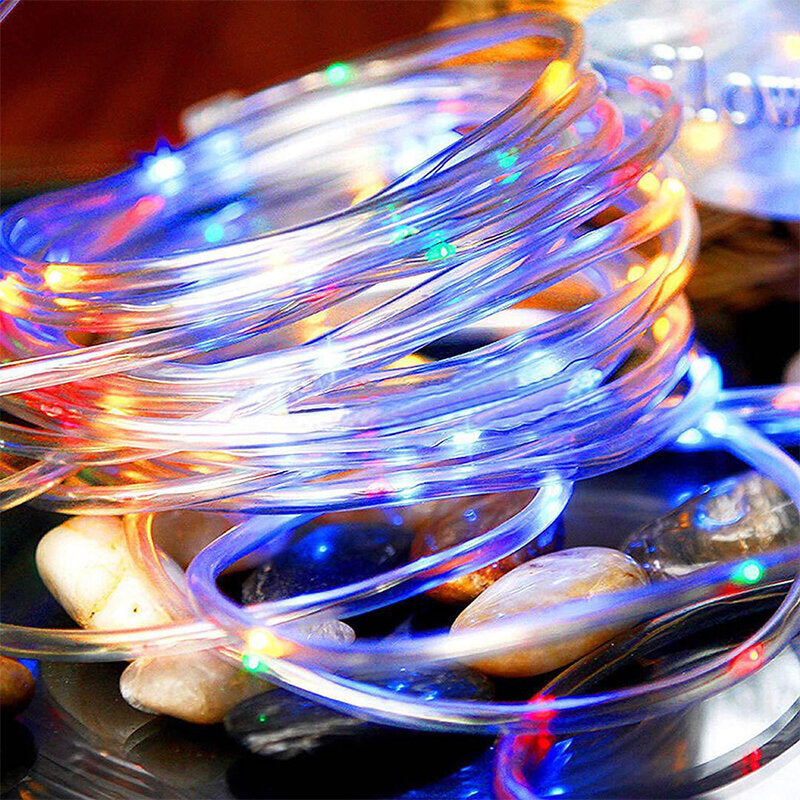 3M USB+Power Supply LED Matte Hose String Light Copper Wire Tube Strip Lamp Remote Control