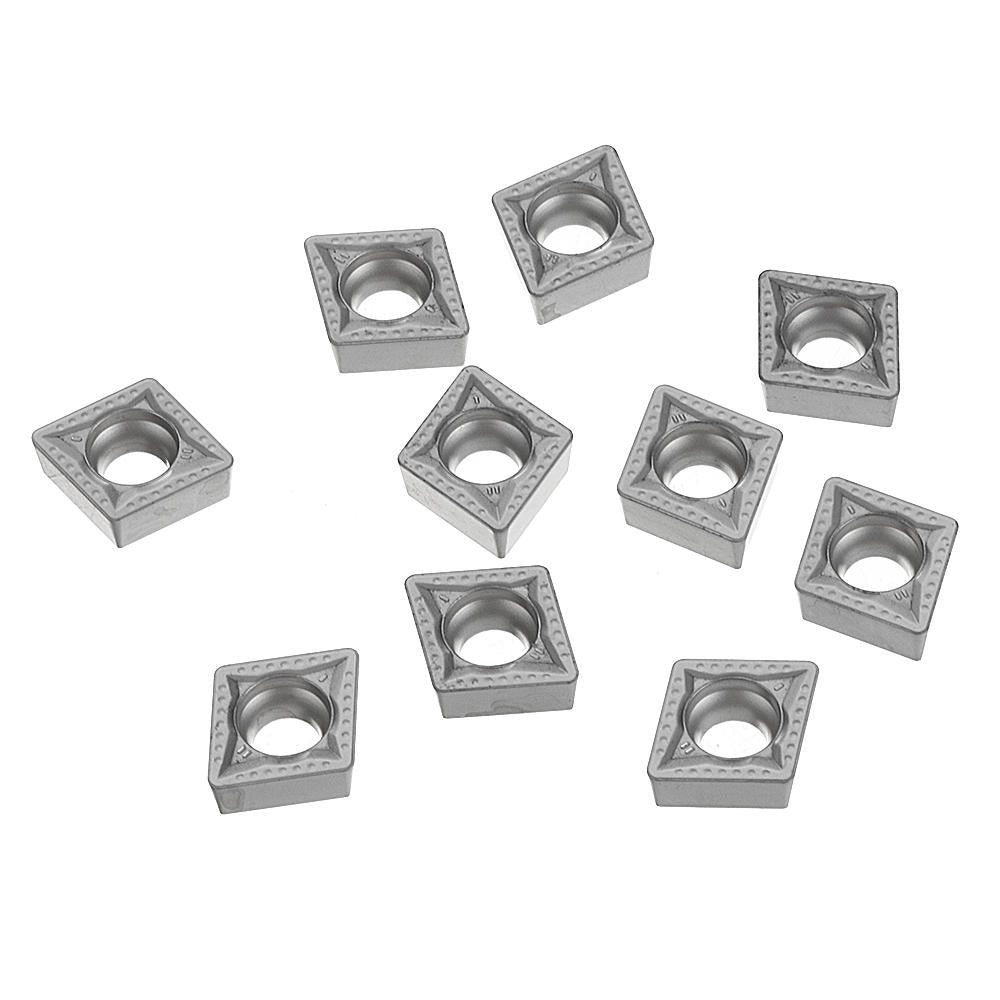10pcs CCMT09T308-TC NX525 Carbide Insert for Lathe Turning Tool Holder