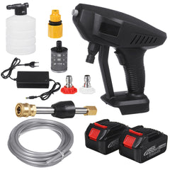 600W High Power Car Washing Machine Wireless Rechargeable High Pressure Car Washer Guns