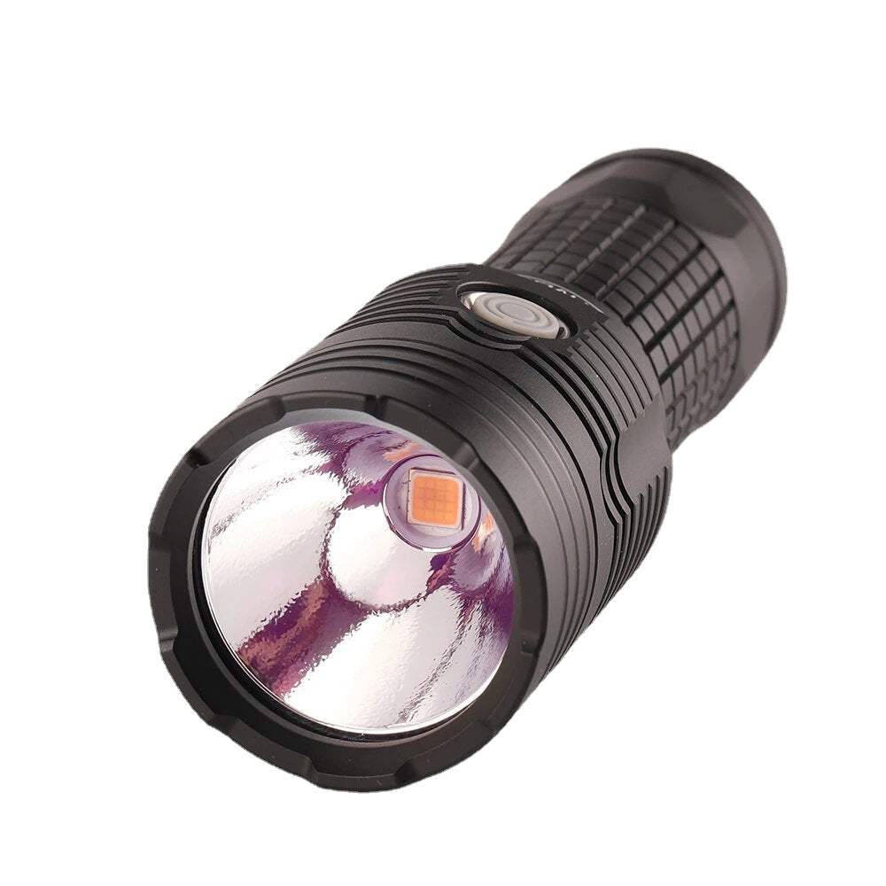 High CRI Rechargeable Strong Light Flashlight 6800mAh Long Battery Life Aluminum Alloy LED Torch