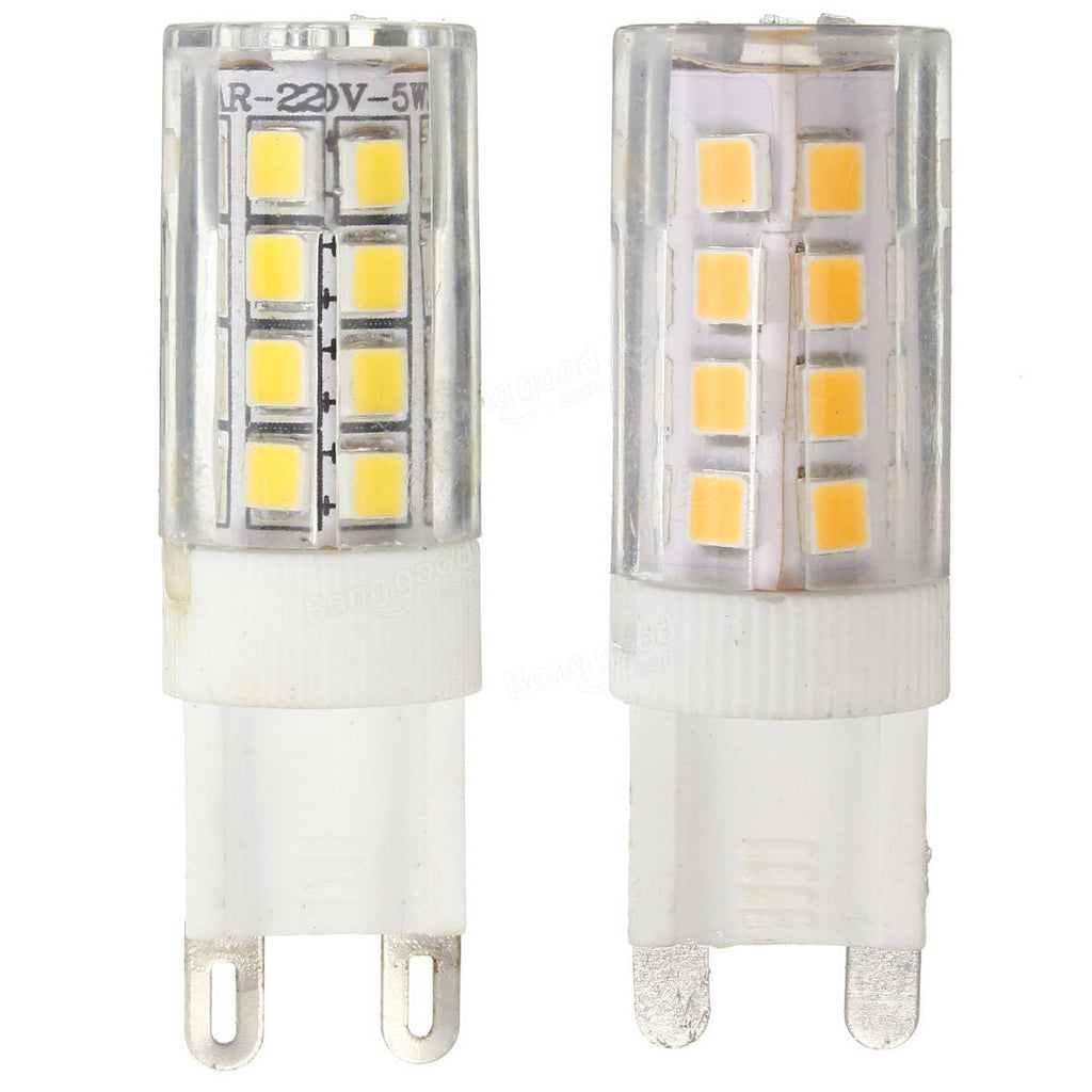5W 35 SMD 2835 430LM LED Ceramic Cover Corn Lamp Bulb AC 220-240V