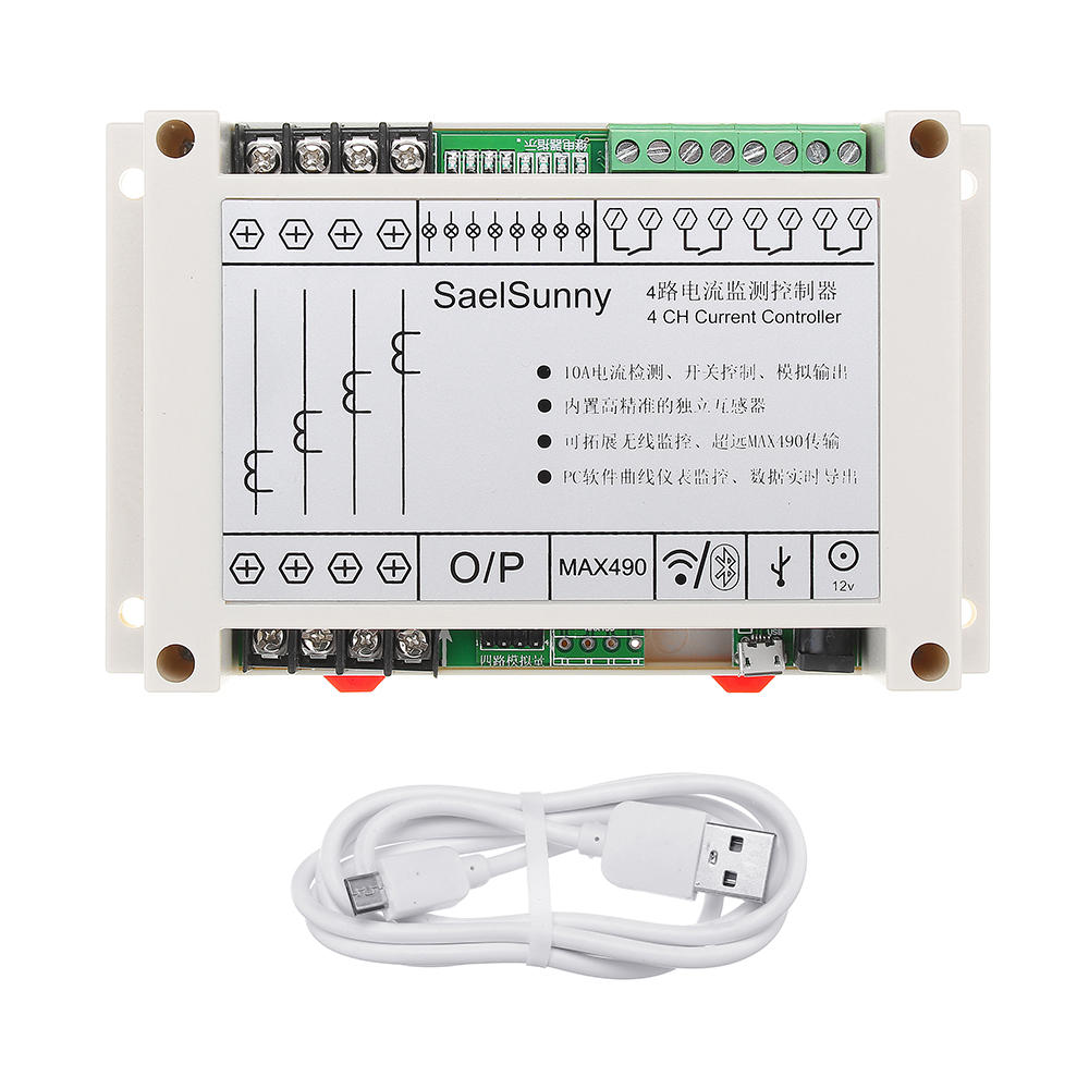 4 Channel 4CH Current Controller Switch Control Monitoring Relay Module
