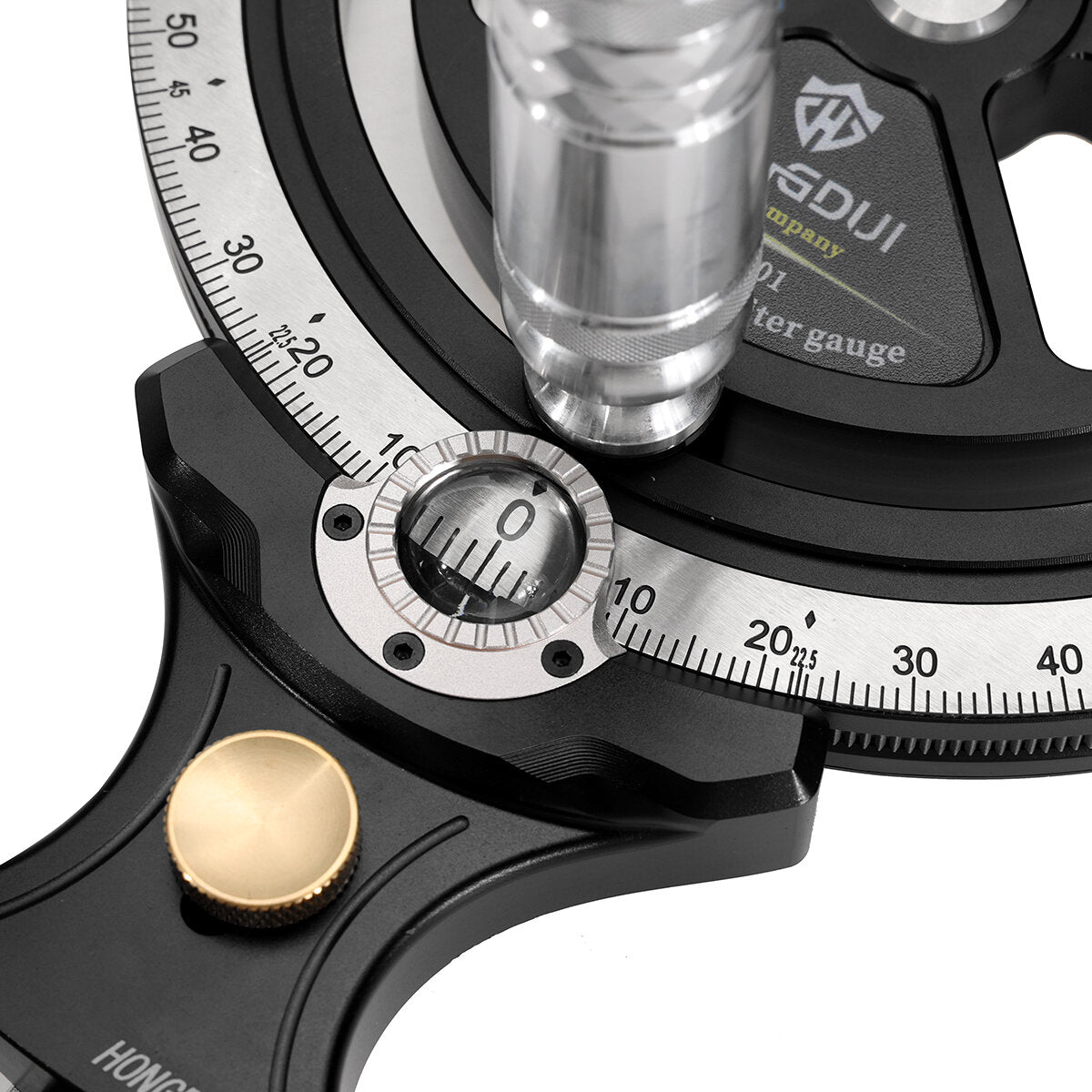 Precision Miter Gauge for Woodworking - Adjustable 0-70° Angles, CNC Precision, Black Aluminum Alloy, 1.5kg