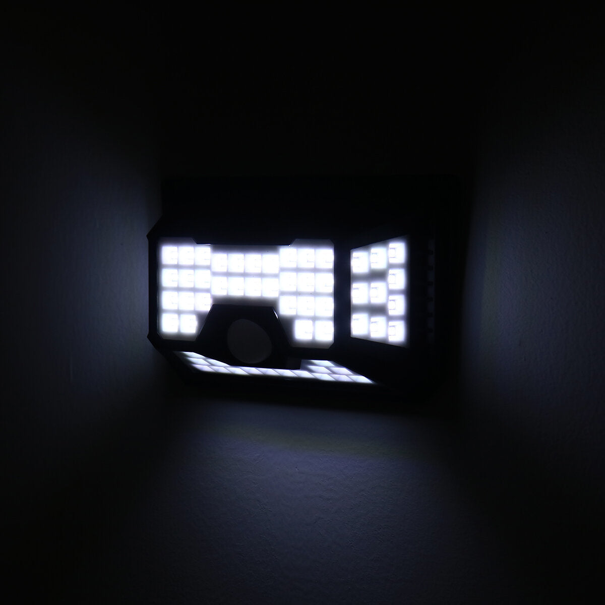 66 LED Outdoor Light Solar Powered Motion Sensor Waterproof Garden Wall Lamp