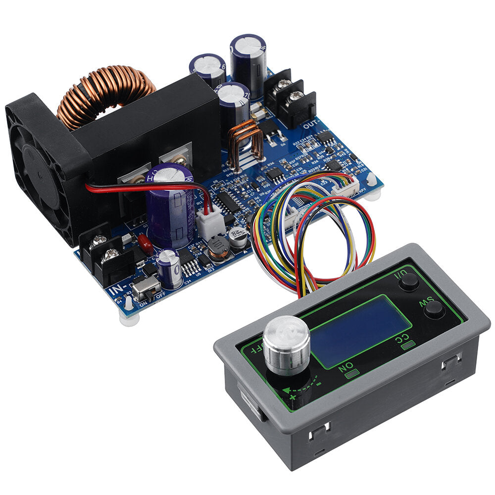 50V 20A 1000W LED Display DC -DC Buck Converter CC CV Step-down Power Module Adjustable Voltage Regulated Power Supply