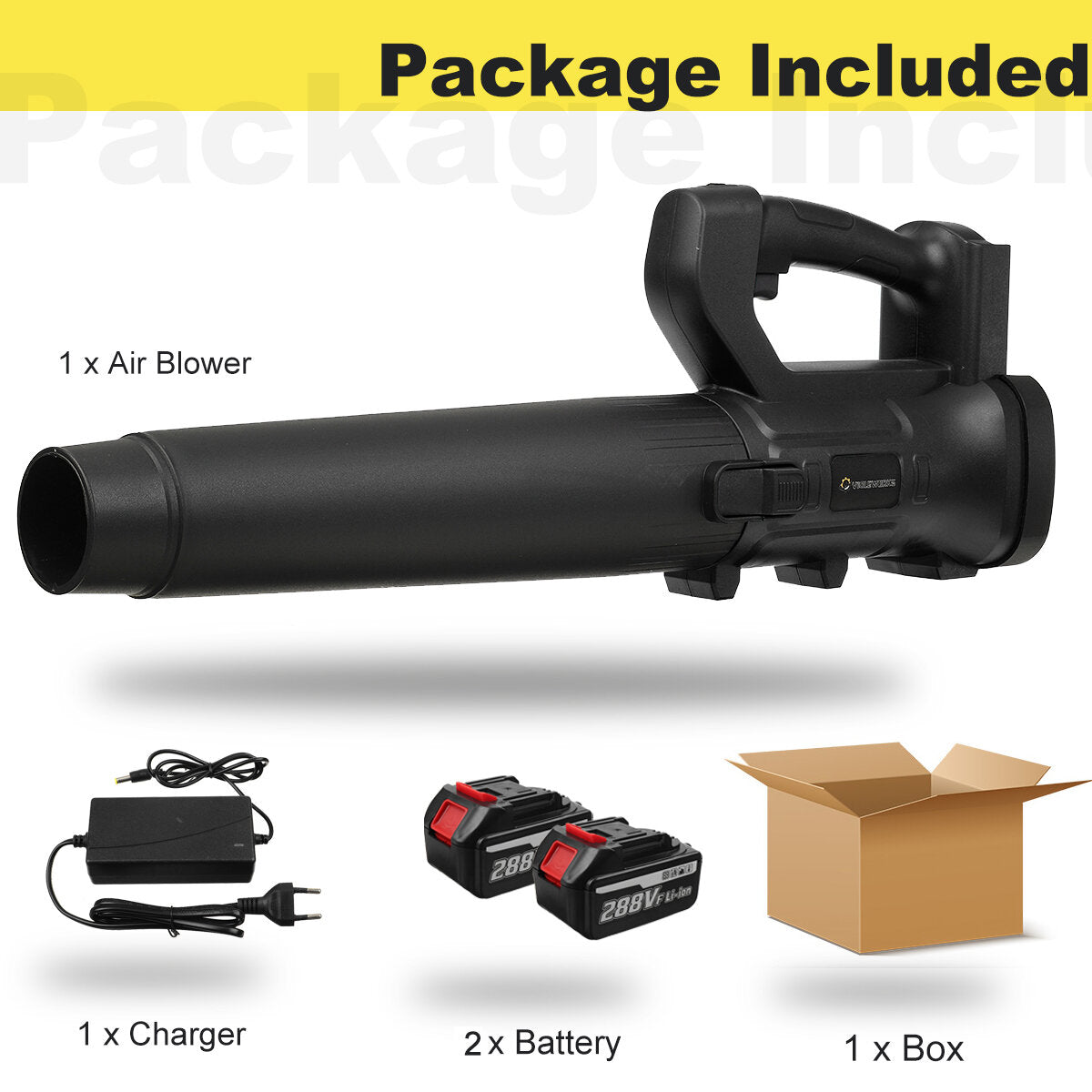18000RPM Cordless Electric Air Blower Vacuum Cleannig Dust Blowing Dust Collector Leaf Blower
