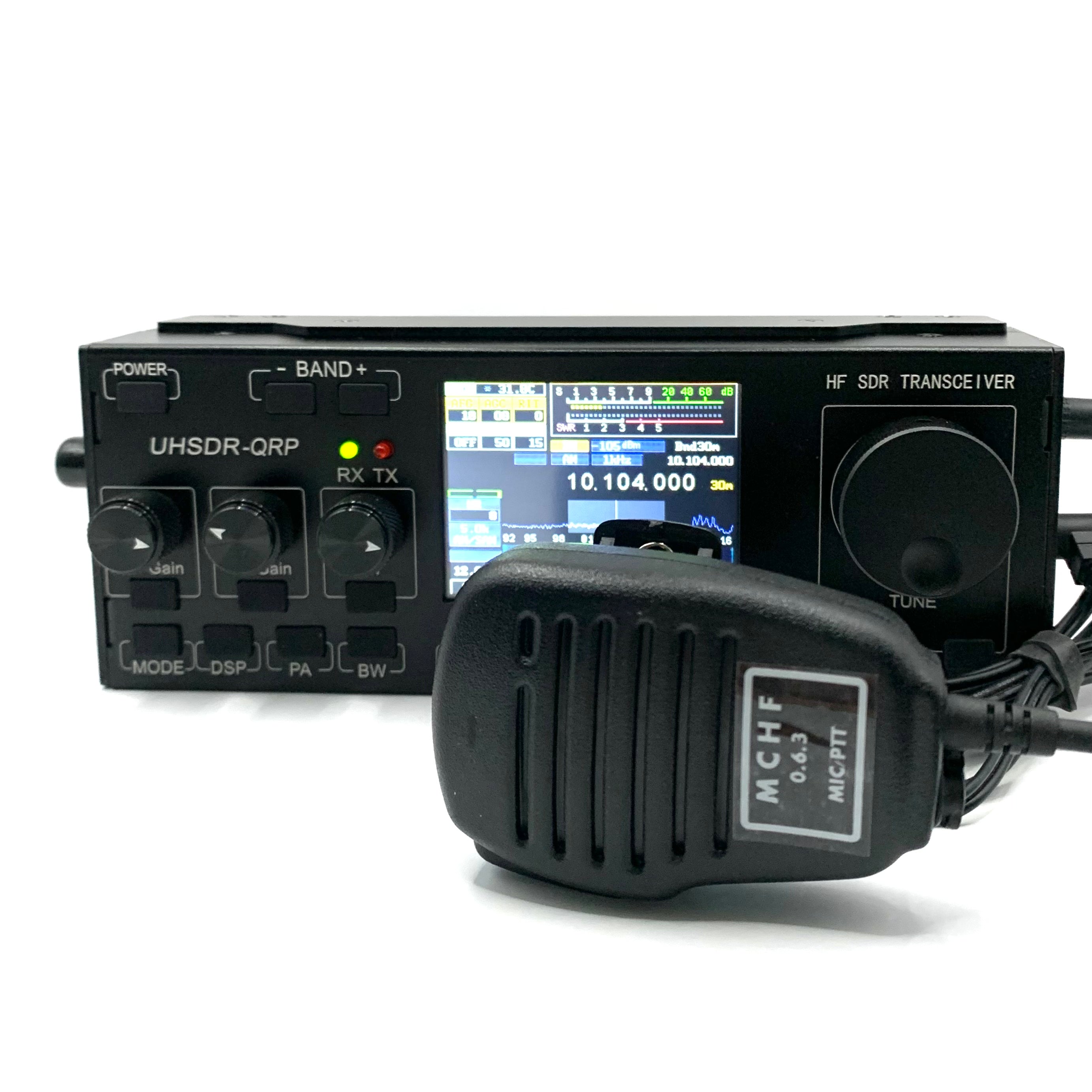 HF SDR Transceiver QRP Transceiver Amateur Ham Radio With power supply + Microphone EU PLUG