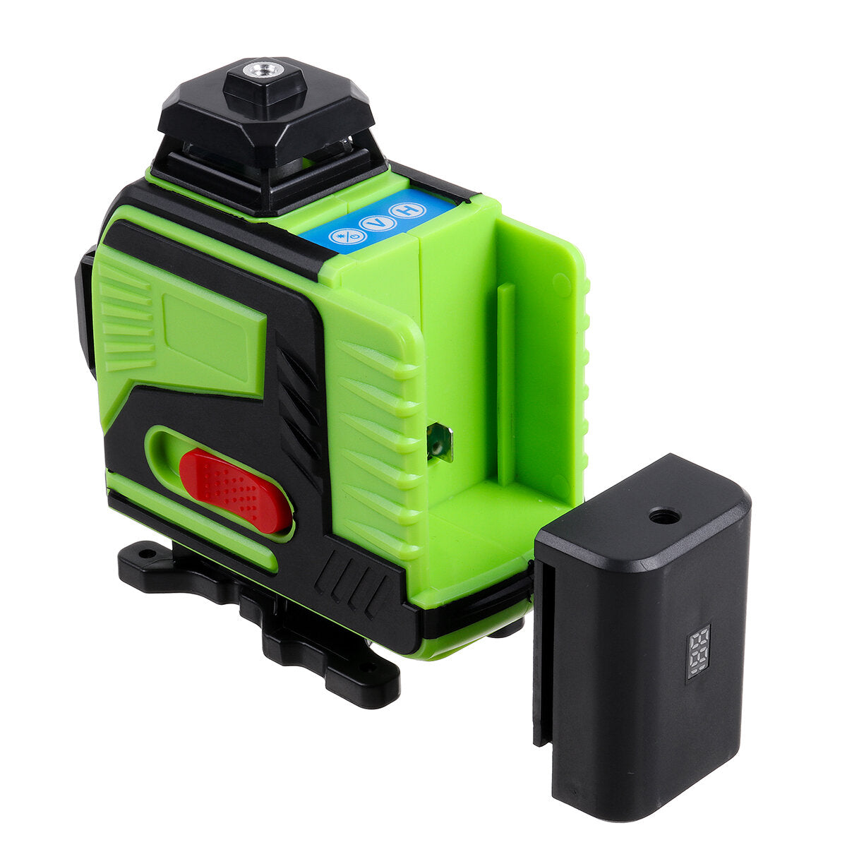 4D 16 Lines Green Light Laser Levels 360 Self Rotary Leveling Measure Tools with 2PCS Lithium Batteries