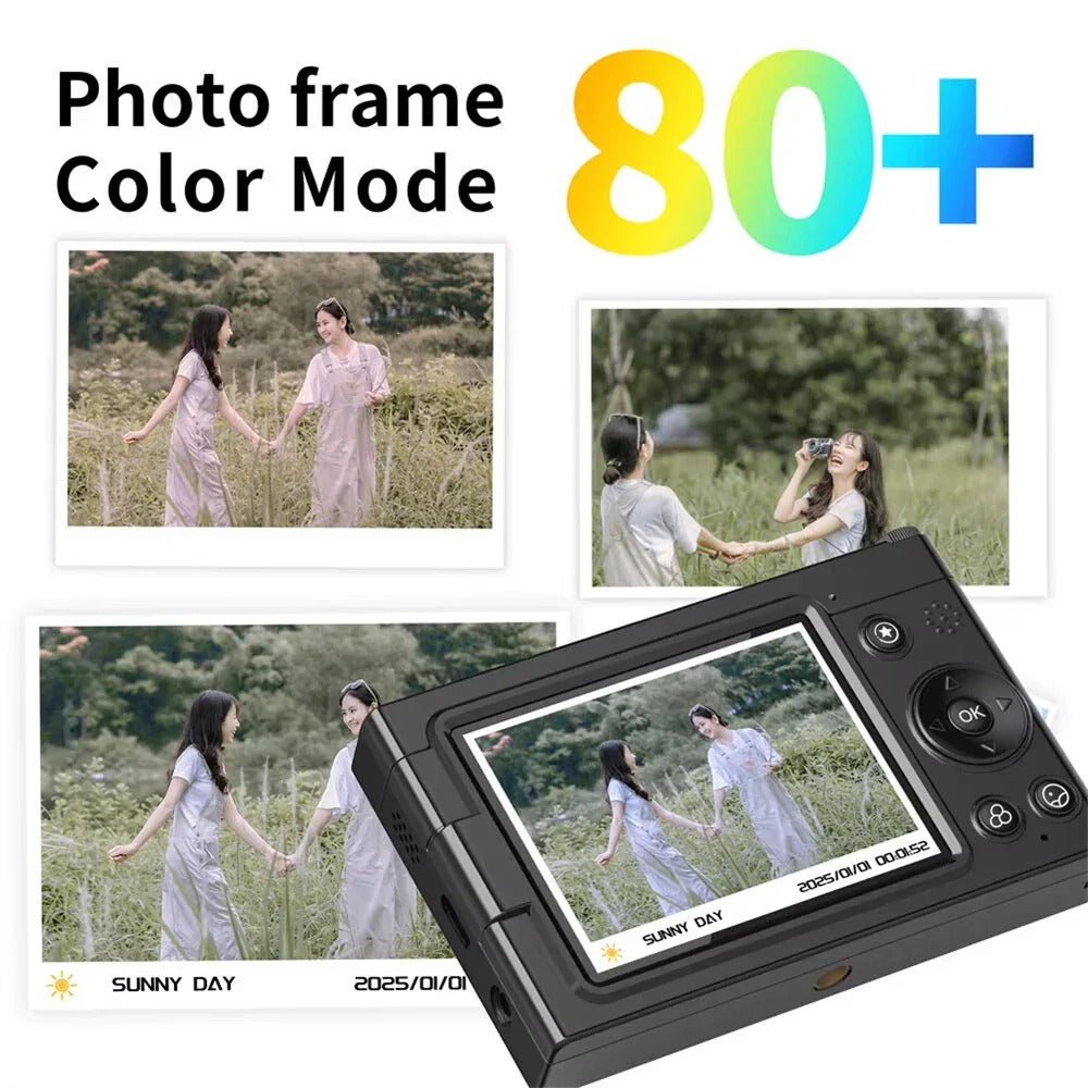 4K Digital Camera 2.83 Inch IPS Display Screen 28X Optical Zoom Portable Vlogging Camera for Beginner Photography HD Video Recording