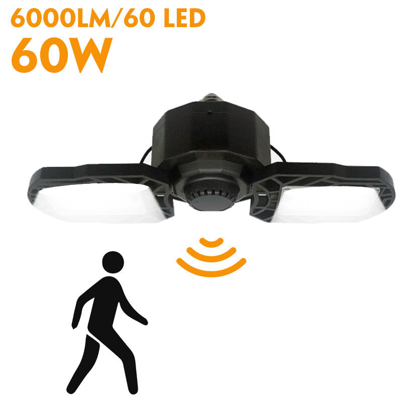 60/80/100/120/150W Deformable LED Garage Light Deformable Basement Light