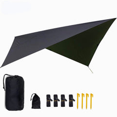 Ultralight Outdoor Portable Hammock Awning Hanging Tent Wear-resisting Large Multi-functional Mat Folding UV Proof Waterproof