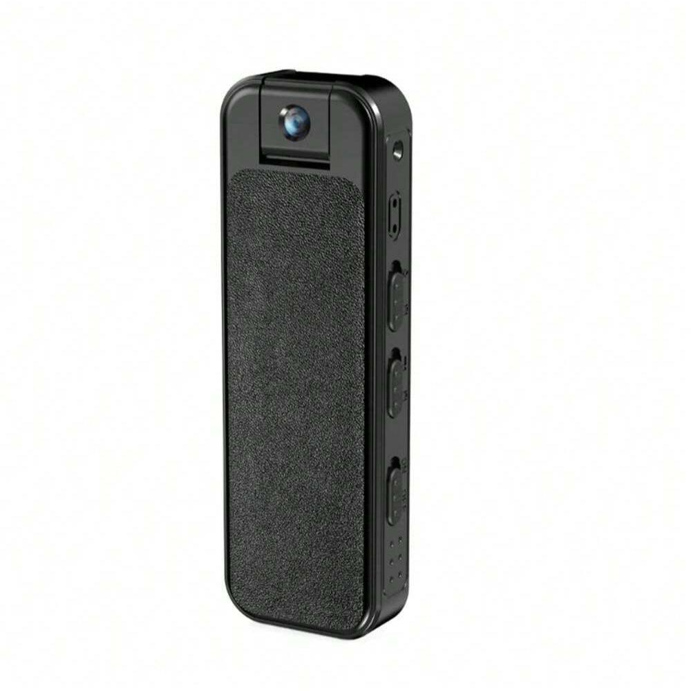 8MP 1080P USB Action Camera, 90° Angle, Rechargeable Battery, Black, ABS Material, No Stabilization, Recording Function