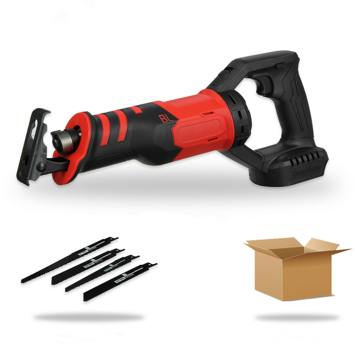 388VF 3000W Brushless Electric Reciprocating Saw Adjustable Three Orientations Modes Cutting Saw Portable Cordless Power Tools