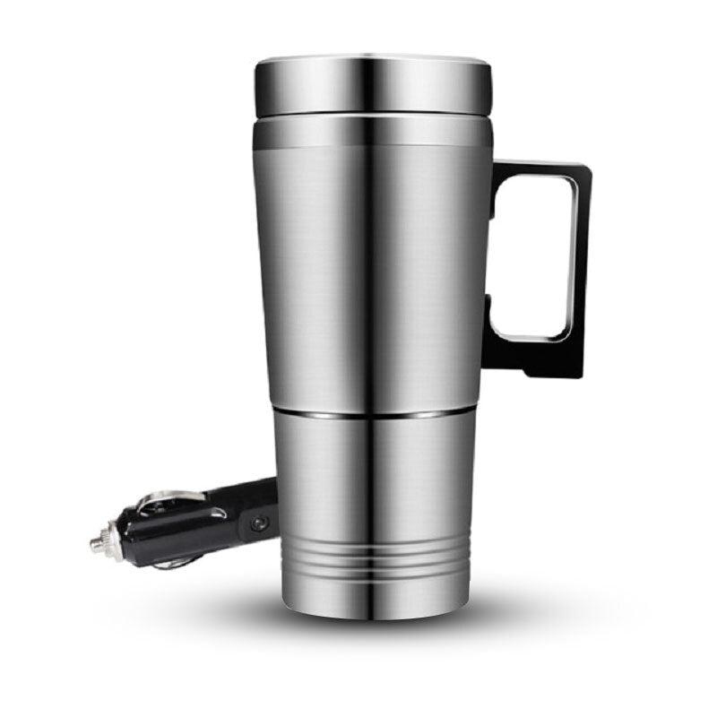 400ml Car Heating Cup Stainless Steel Auto Water Heater Kettle Travel Coffee Tea Heated Mug Motor Cup