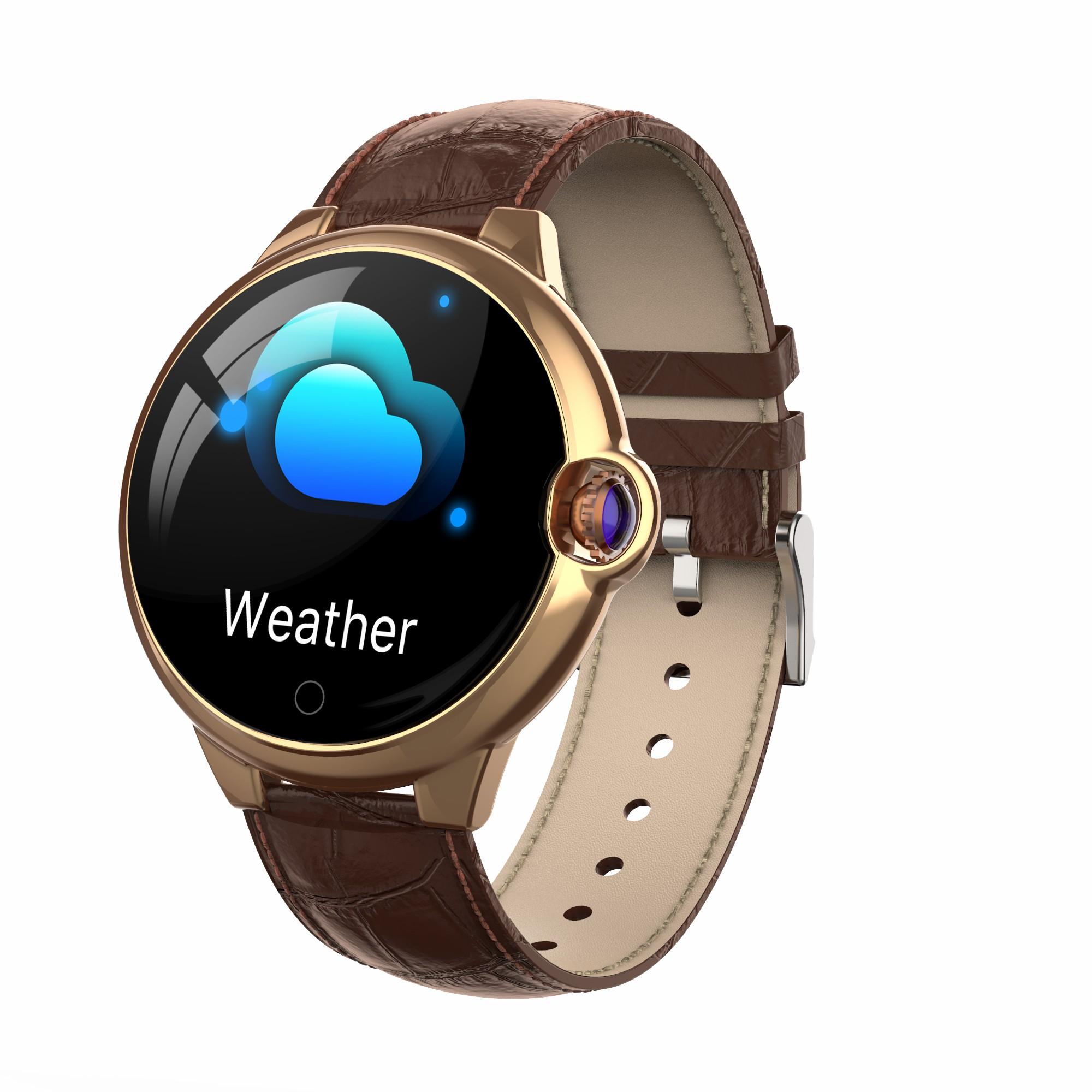 Sapphire Glass Screen Ultra-thin Body Heart Rate Sleep WhatsApp Reminder 45Days Standby Smart Watch