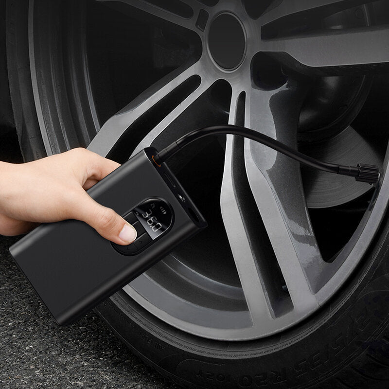 150PSI Portable Tire Inflator Pump Air Compressor Digital Smart Tire Pressure Detection Auto for Car Bike Motorcycle Black