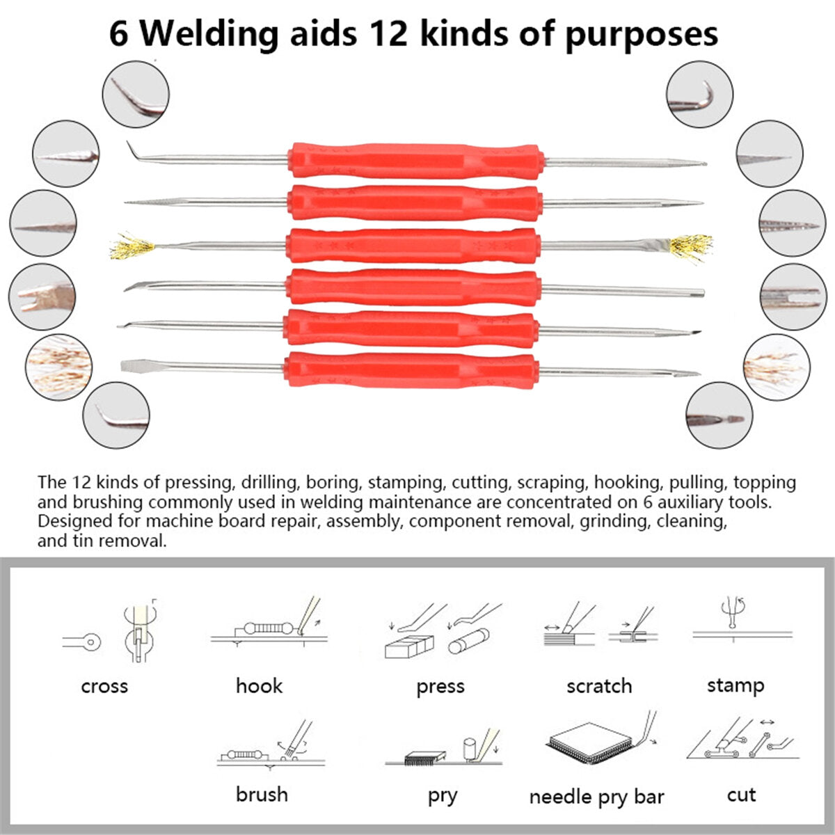 DIY Adjustable Temperature Electric Soldering Iron Welding Kit