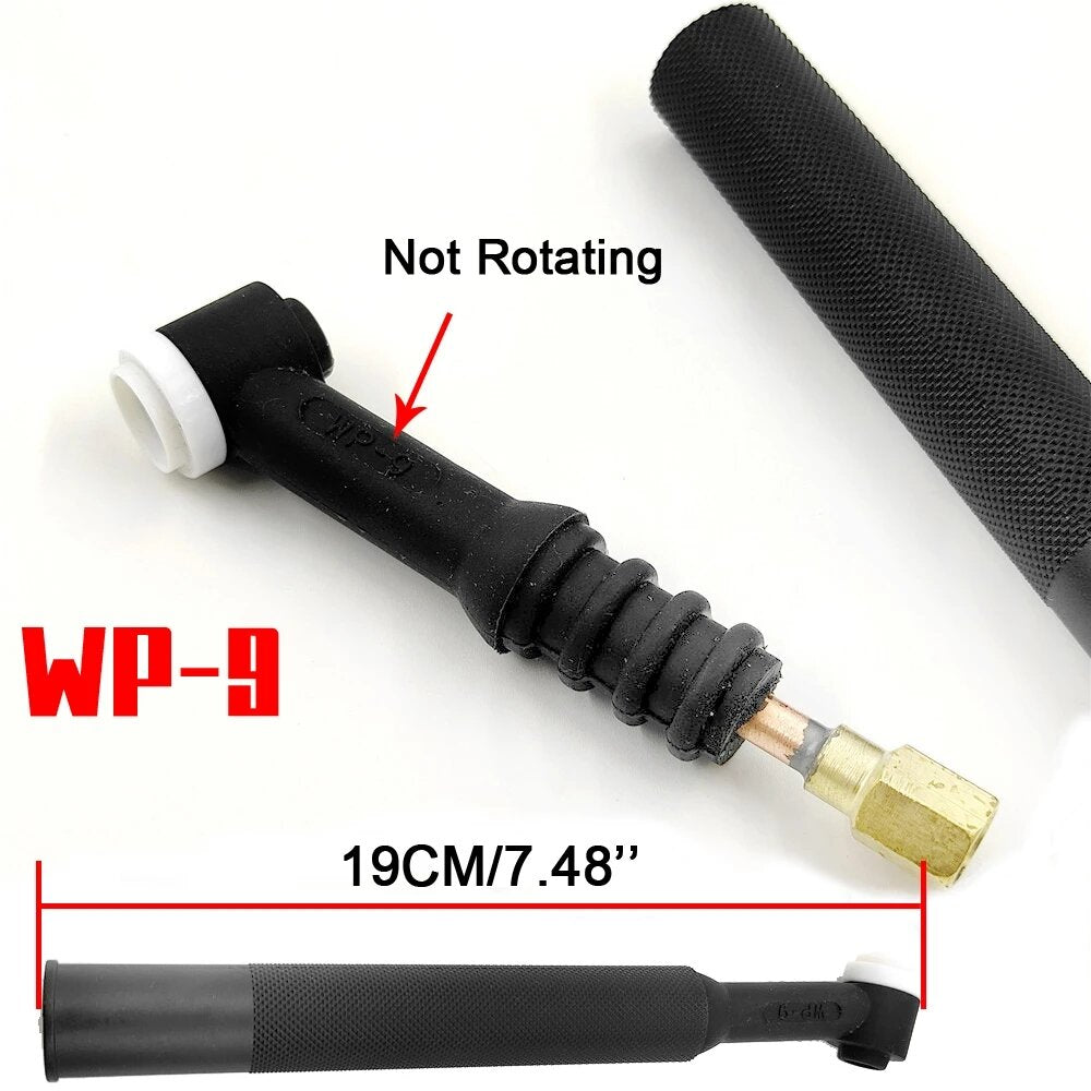 WP9 WP9F WP9V WP9FV WP9P Air Cooled Argon Flexible and Valve Pencil Rotatable TIG WeldingTorch Head