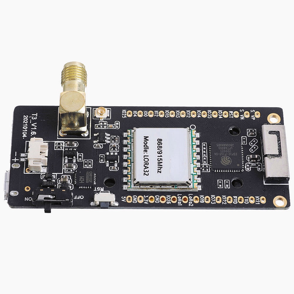 868Mhz ESP32 LoRa OLED 0.96 Inch SD Card Bluetooth WIFI Wireless Module ESP-32 SMA IP5306