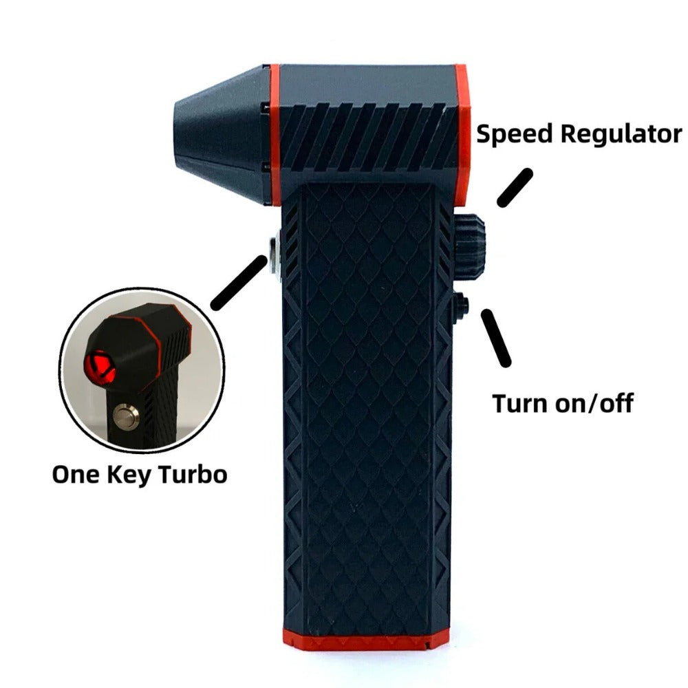 High-speed 110000RPM Portable Jet Fan Air Blower Turbo Fan Compressed Air Duster Keyboard Cleaner Vacuum Machine