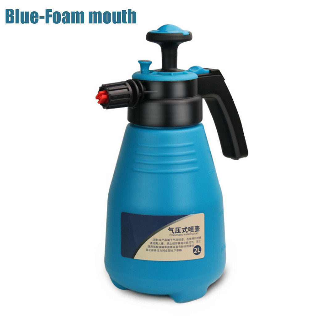 2L Portable Manual Pneumatic Watering Can Household Kettle Spray Garden Sprinkler