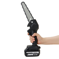 6 Inch Electric Chain Saw Pruning Chainsaw Rechargeable Woodworking Tool