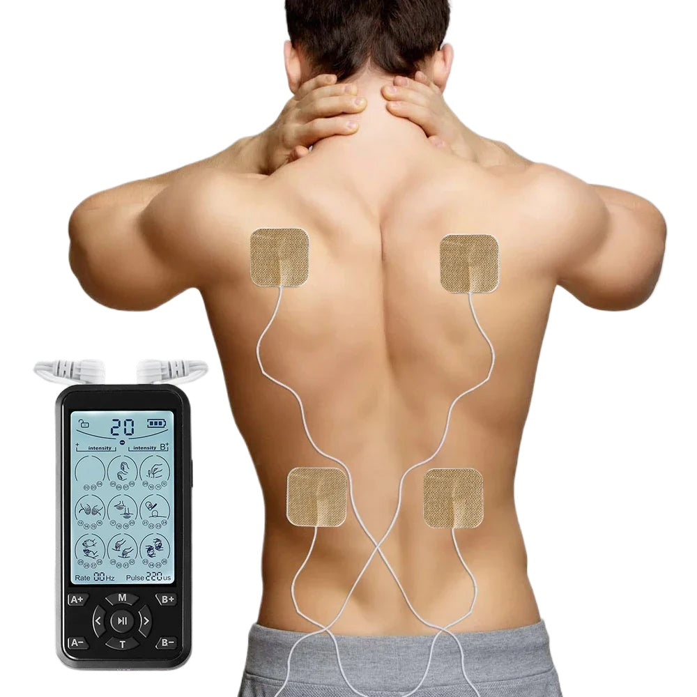 Portable TENS & Muscle Stimulator - DC3.7V Battery, Multifunctional Pain Relief Device for Home Use