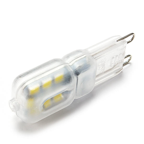 Dimmable G9 3W Transparent Milky 14 SMD 2835 LED Pure White Warm White Corn Light 110V 220V