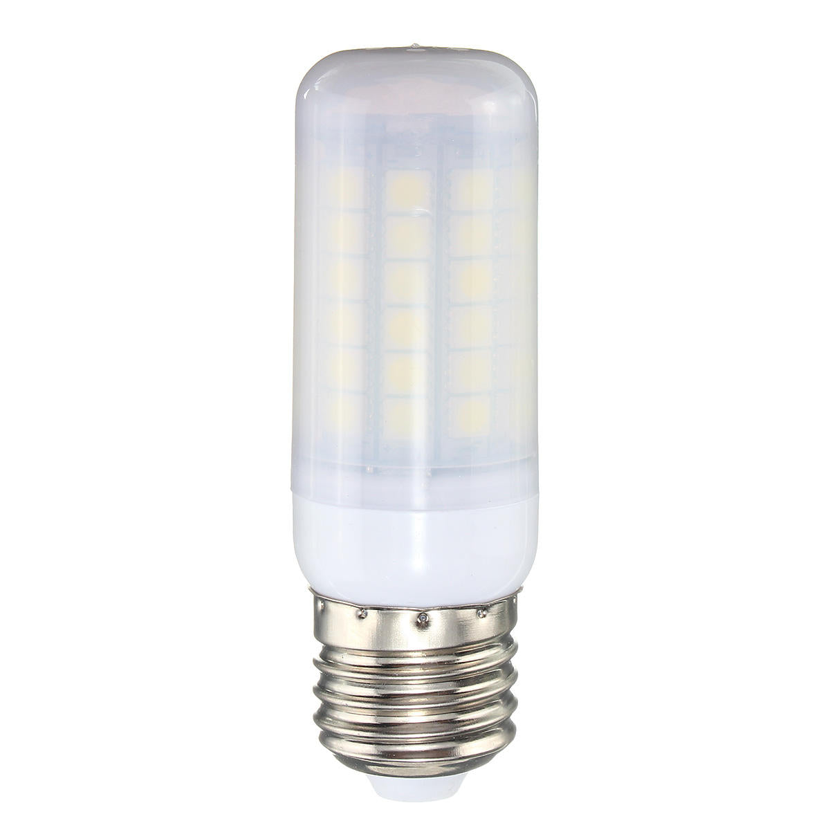 E27 E14 B22 GU10 6W 69 SMD 5050 LED Pure White Warm White Natural White Cover Corn Bulb AC220V