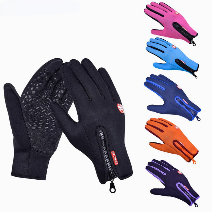 Winter Thermal Touchscreen Gloves Cycling Bicycle Bike Ski Outdoor Camping Hiking Motorcycle Anti Slip Gloves