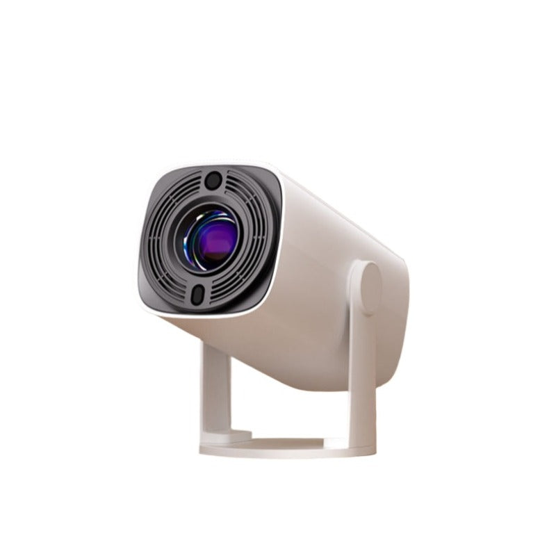 Portable Bluetooth Projector with Android OS, Wi-Fi 6, 350 ANSI Lumens, Auto-Focus, 270� Rotation, Netflix & YouTube, EU Plug