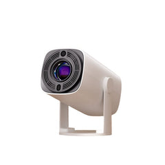 Portable Bluetooth Projector with Android OS, Wi-Fi 6, 350 ANSI Lumens, Auto-Focus, 270� Rotation, Netflix & YouTube, EU Plug