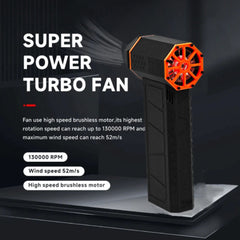 High-speed 110000RPM Portable Jet Fan Air Blower Turbo Fan Compressed Air Duster Keyboard Cleaner Vacuum Machine