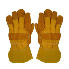 Leather Welding Gloves Wearproof Cut-Resistant Anti-stab Security Protection Fitness