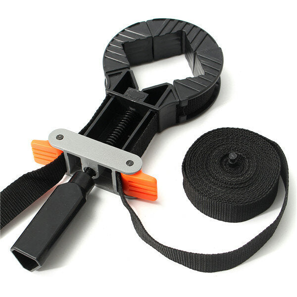 4-Jaw Rapid Clamp Corner Band Strap with Canvas & Plastic, 4m Length, Ideal for Picture Frames & Odd Shapes