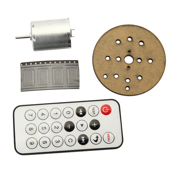 DIY Spherical Rotating LED Kit POV Soldering Training Kit