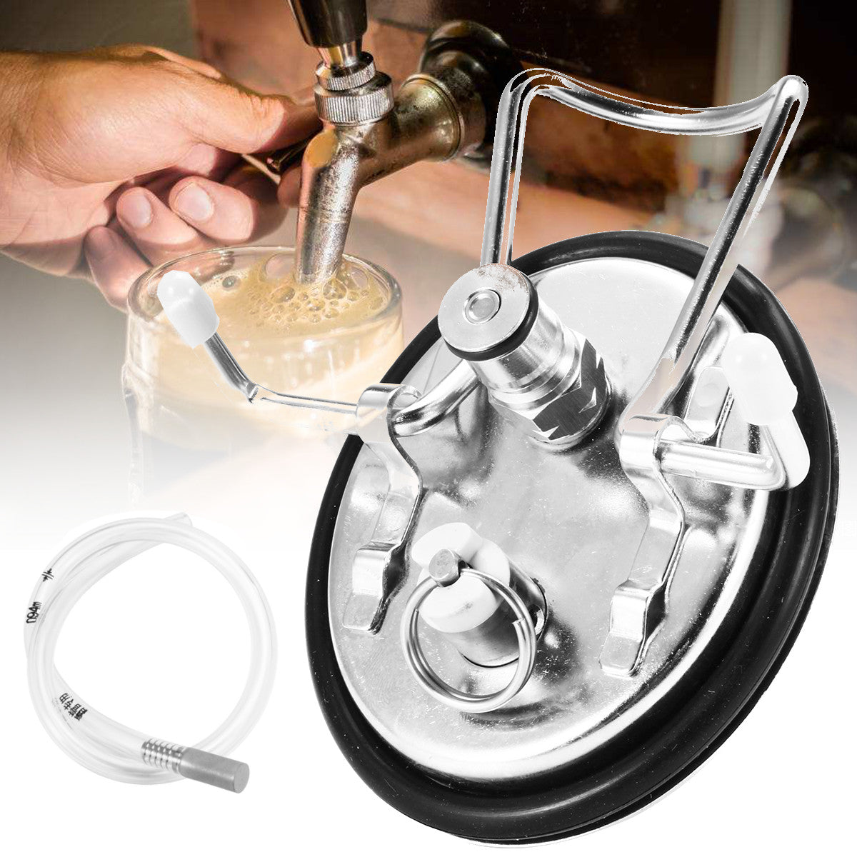 Cornelius Style Keg Carbonation Keg Lid Kegerator Conversion Kits