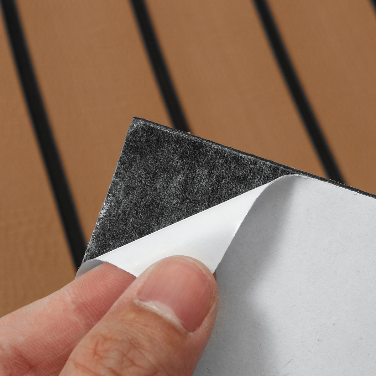 2400x450x6mm EVA Foam Faux Teak Marine Boat Teak Decking Yacht Sheet Flooring Pad